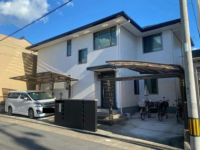 春日井市Ｈ様邸外壁塗装工事・コーキング打ち替え、打ち増し工事