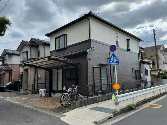 名古屋市北区S様邸外壁塗装工事・コーキング打ち替え、打ち増し工事・ベランダトップコート工事