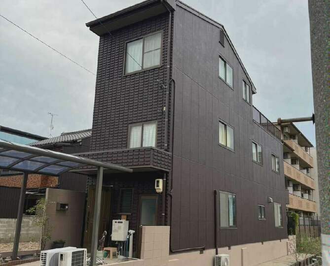 北名古屋市D様邸外壁塗装工事・コーキング打ち増し工事・屋根塗装工事