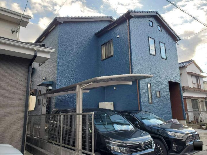 春日井市N様邸外壁塗装工事・コーキング打ち替え、打ち増し工事・バルコニー防水工事