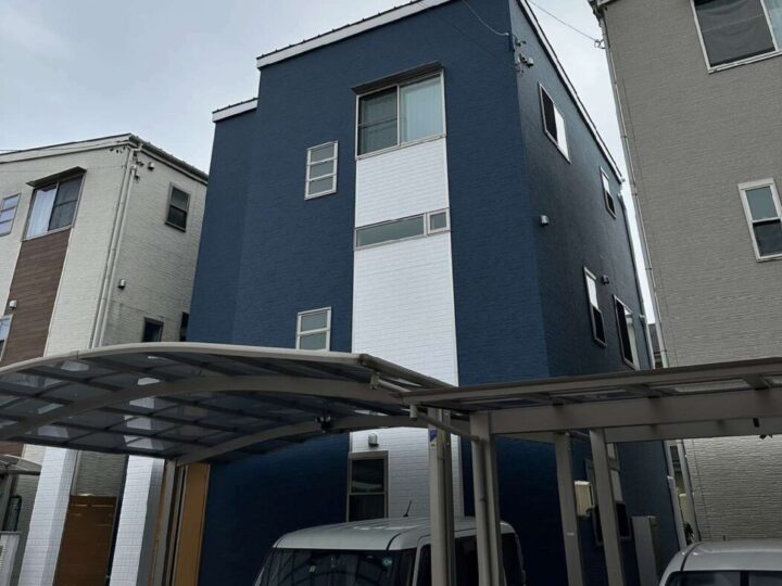 春日井市K様邸外壁塗装工事・コーキング打ち替え、打ち増し工事・ベランダトップコート工事