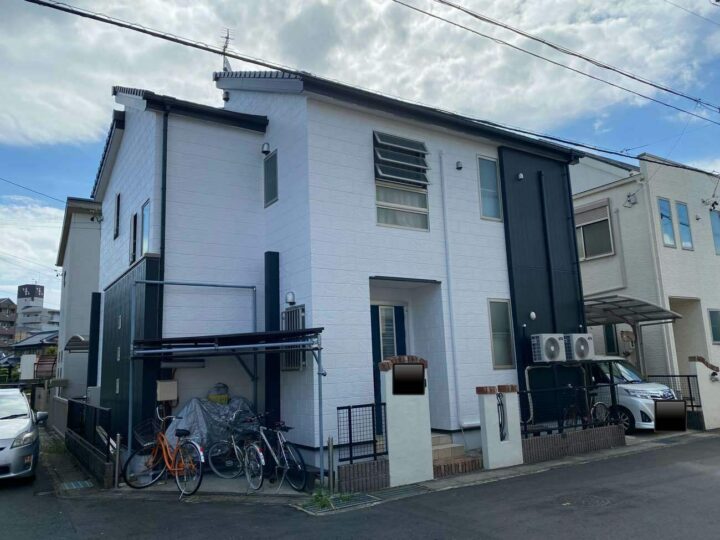 春日井市M様邸　外壁塗装工事・コーキング打ち替え、打ち増し工事・防水工事