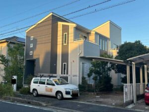 春日井市F様邸　外壁塗装工事・コーキング打ち替え、打ち増し工事・屋根塗装工事・バルコニートップコート工事