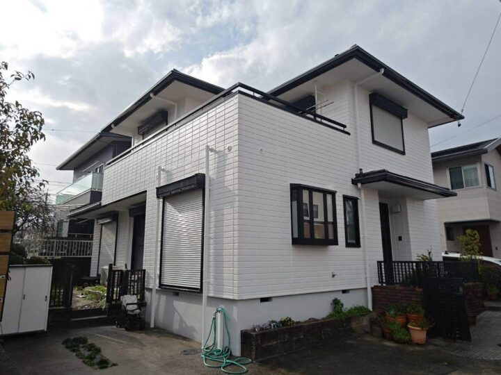 名古屋市北区N様邸外壁塗装工事・コーキング打ち替え、打ち増し工事・屋根塗装工事