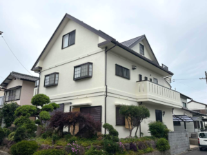 小牧市Ｈ様邸　外壁塗装工事　屋根カバー工法工事　ベランダ防水工事