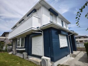 春日井市Ｔ様邸　外壁塗装工事　コーキング打ち替え、打ち増し工事　屋根塗装工事　トップコート工事