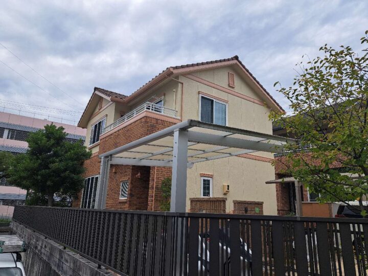 春日井市Ｈ様邸　外壁塗装工事　屋根漆喰工事