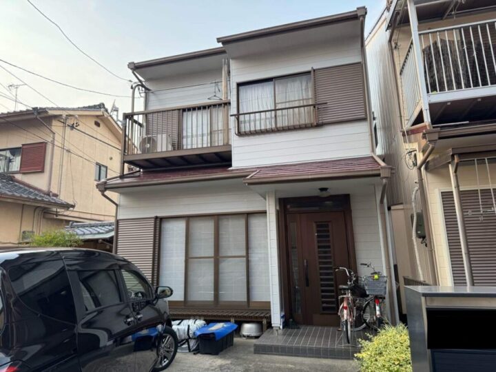 中村区K様邸　外壁塗装工事　屋根塗装工事