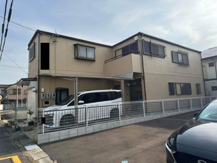 春日井市F様邸　外壁塗装工事　屋根重ね葺き工事