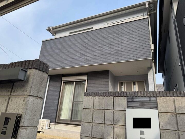 春日井市N様邸　外壁塗装工事　コーキング打ち替え、打ち増し工事