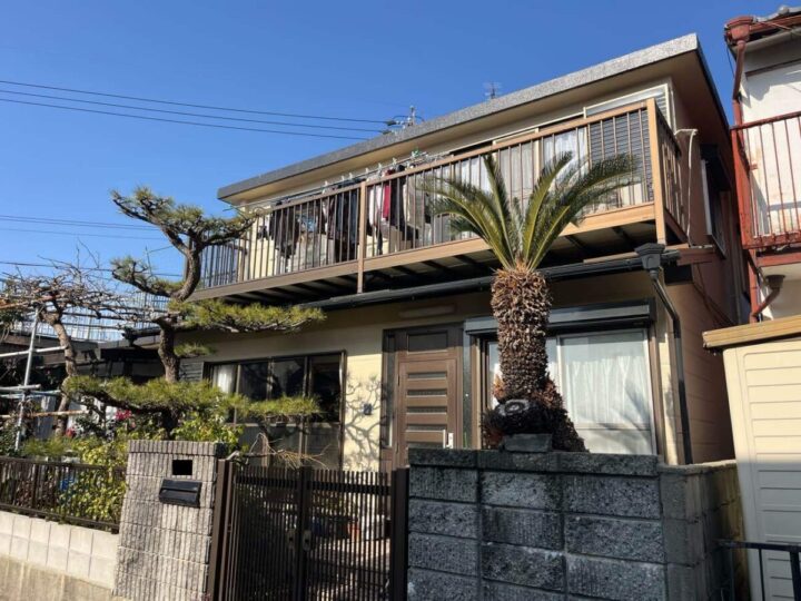 春日井市H様邸　外壁塗装工事　コーキング打ち替え、打ち増し工事　屋根塗装工事　屋上防水工事