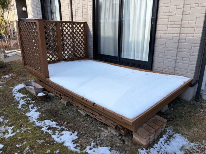 ウッドデッキ解体・処分 施工前